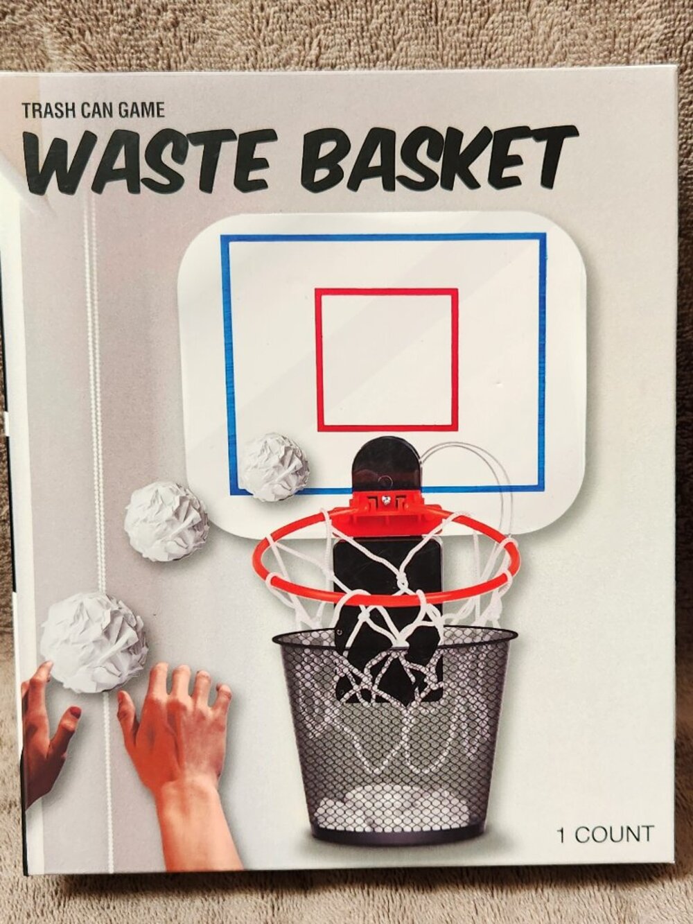 Waste Basket Trash Can Basketball Game - NEW in Box
